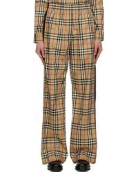 Pantalons Burberry pour femme 